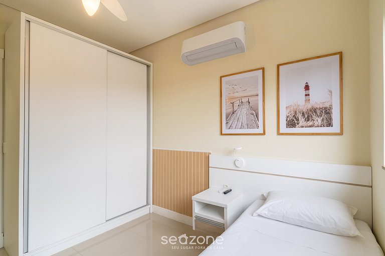 Apto c/ Churrasqueira a 200m da Praia RPN0101