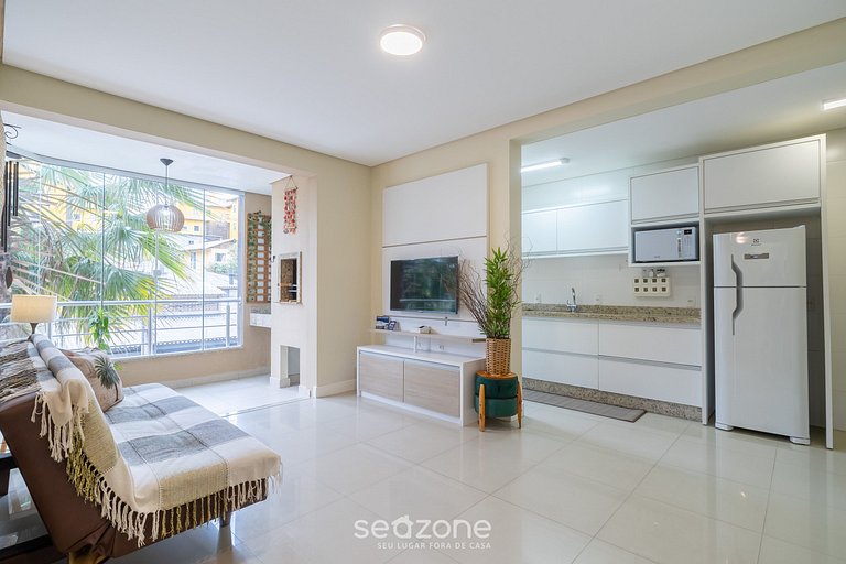 Apto c/ Churrasqueira a 200m da Praia RPN0101