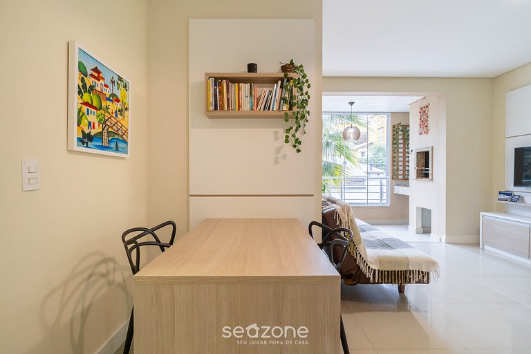 Apto c/ Churrasqueira a 200m da Praia RPN0101