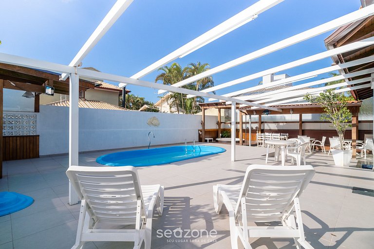 Dúplex c/piscina a 800m la playa en Jurerê DME025