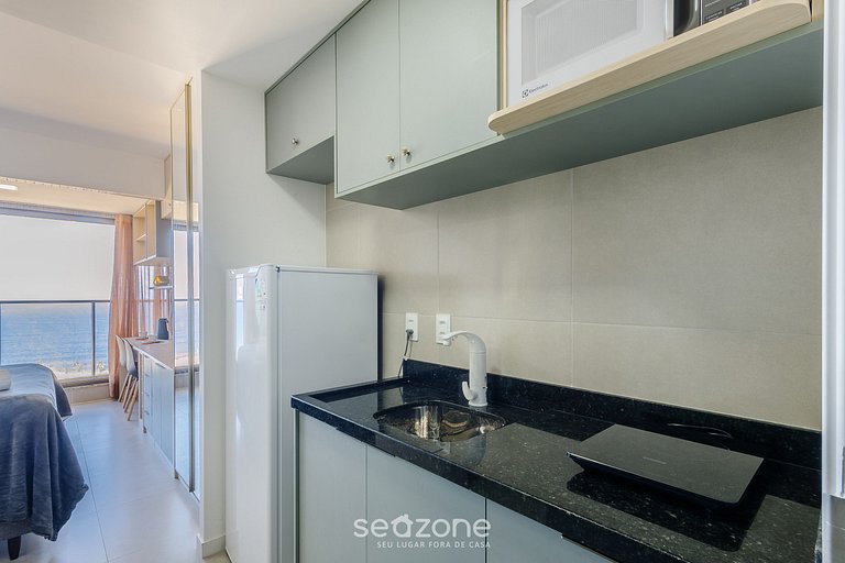 Studio con balcón y vista frente al mar - EDF1605