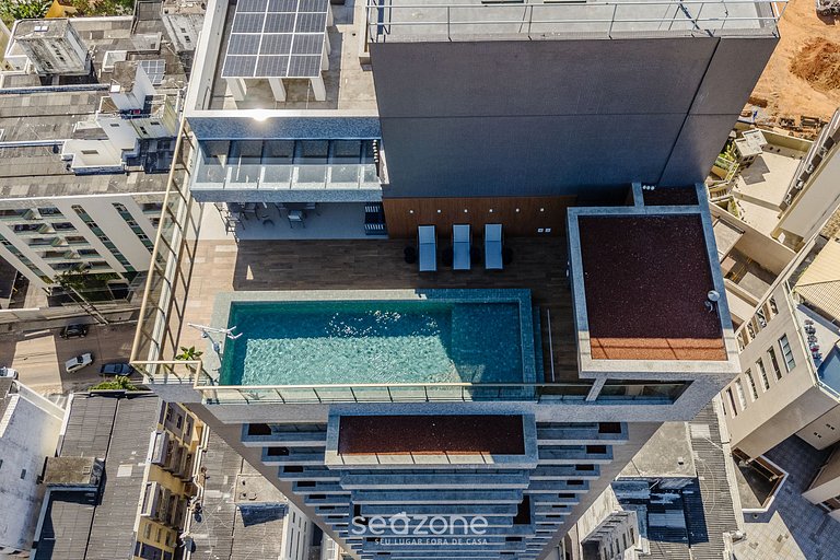 Apto en edif. c/ piscina, a 800 m del mar EDF0208