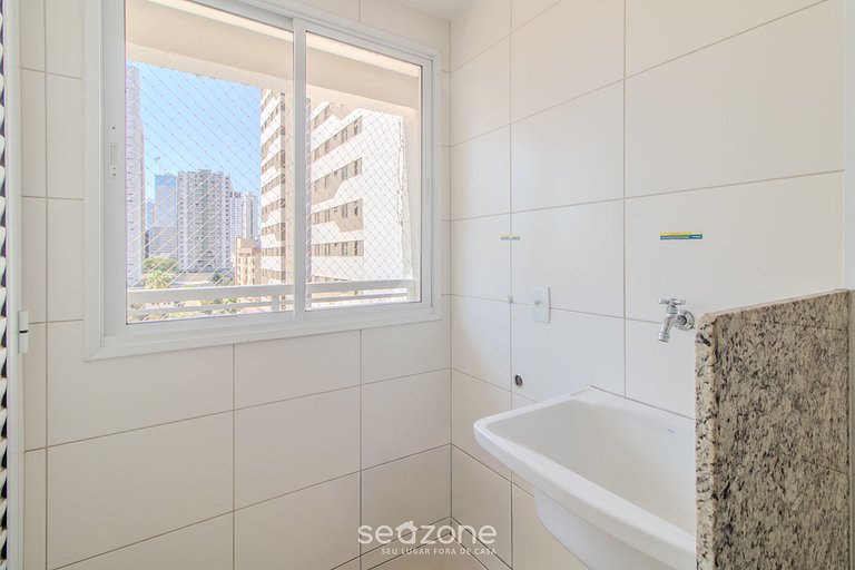 TH609 Apto aconchegante de 1 Qt em Goiânia - COMPLETO