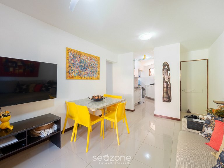 Apto en cond. frente al mar c/ piscina GSH2101