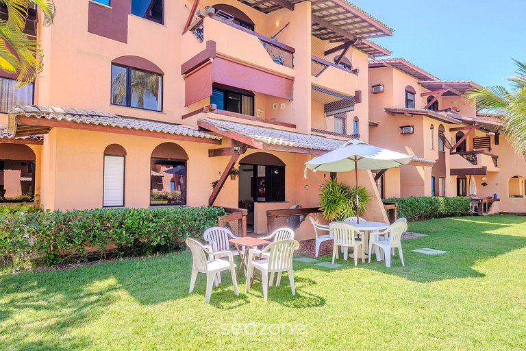 Apto em cond. beira-mar com piscina - GSH2101