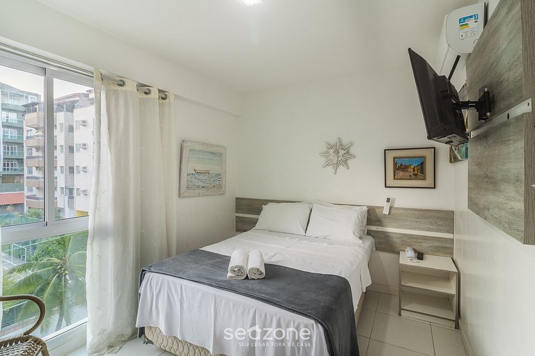 Apto 1 Quarto em Cond. Frente Mar MNDA0217