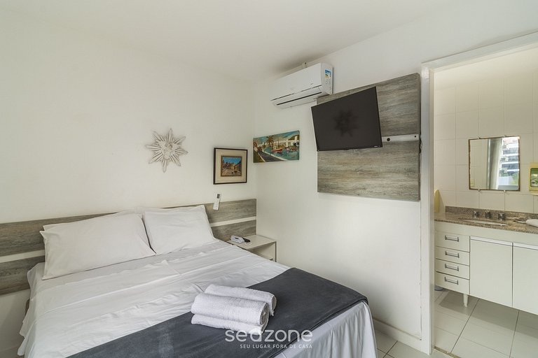 Apto 1 Quarto em Cond. Frente Mar MNDA0217