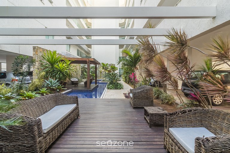 Apto 1 Quarto em Cond. Frente Mar MNDA0217