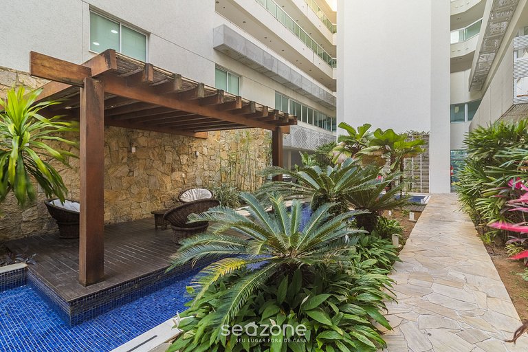 Apto 1 Quarto em Cond. Frente Mar MNDA0217