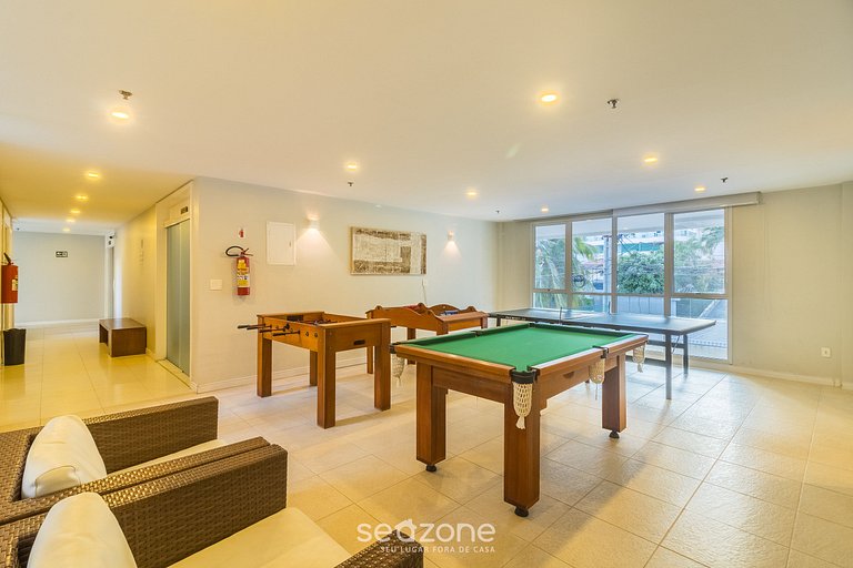 Apto 1 Quarto em Cond. Frente Mar MNDA0217