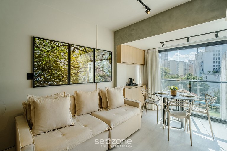 Apto en edif. c/ piscina a 400m del Mar - BLB0507