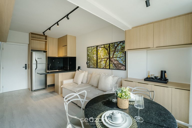 Apto en edif. c/ piscina a 400m del Mar - BLB0507