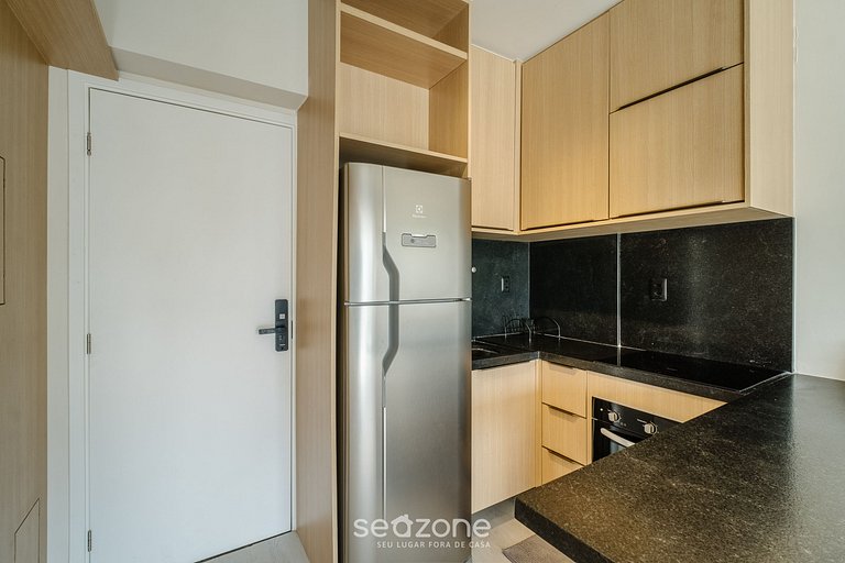 Apto en edif. c/ piscina a 400m del Mar - BLB0507