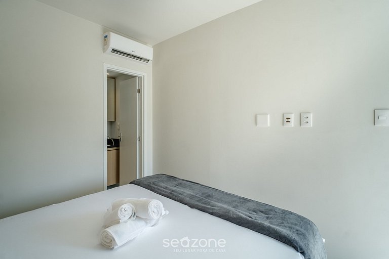 Apto en edif. c/ piscina a 400m del Mar - BLB0507