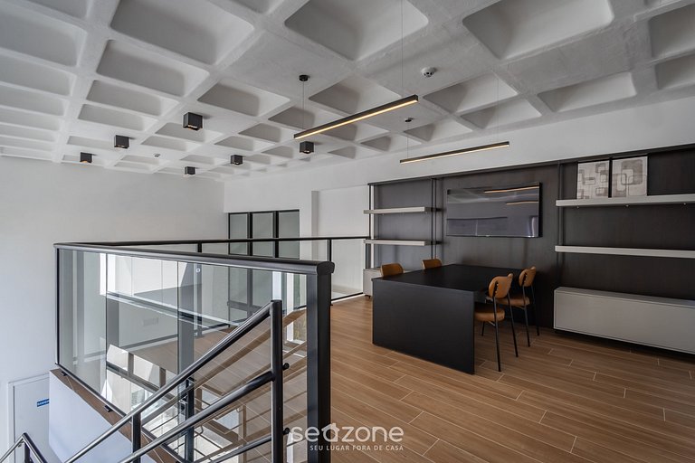 Estudio en Cond. con piscina en Floripa OGD0704