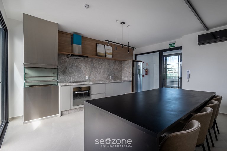 Estudio en Cond. con piscina en Floripa OGD0704