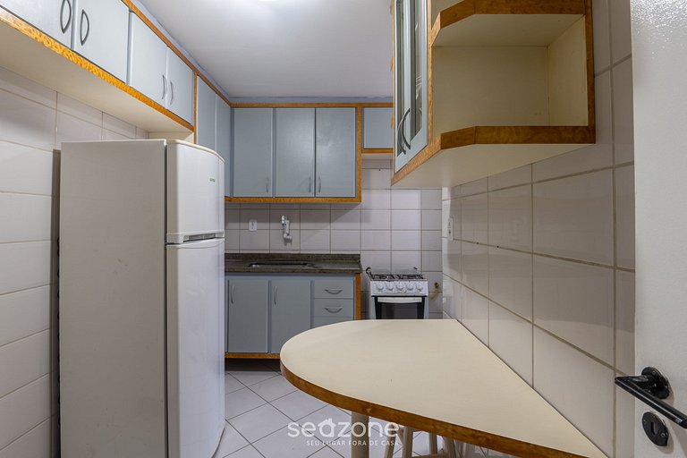 Apto c/ varanda e vista mar em Guarapari - DBH0807