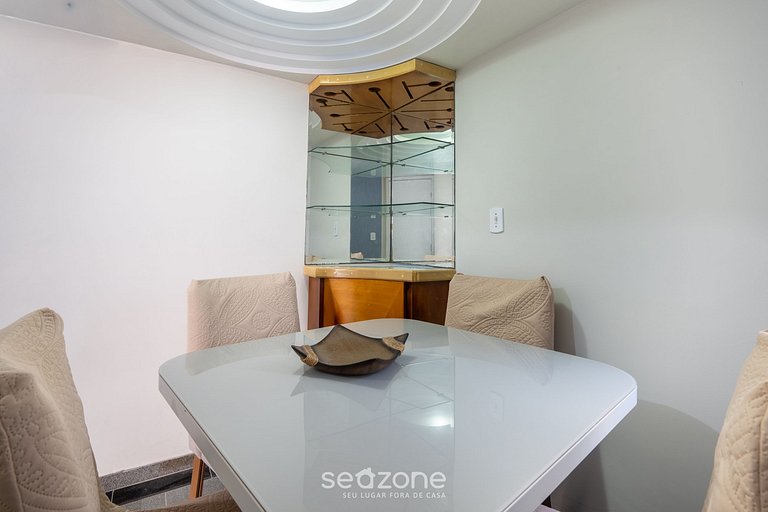 Apto c/ varanda e vista mar em Guarapari - DBH0807