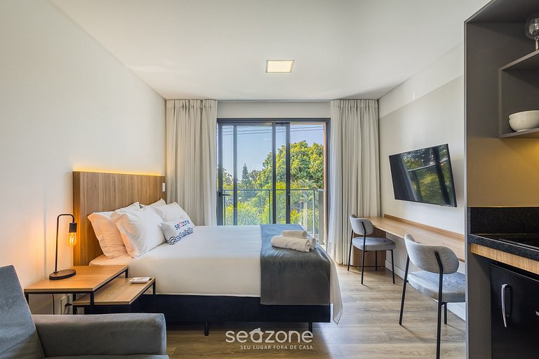 Studio c/ balcón y vista, 50m de la playa PSO0302