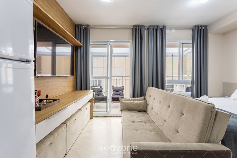 Estudio con balcón a 500m del metro - MOP0103