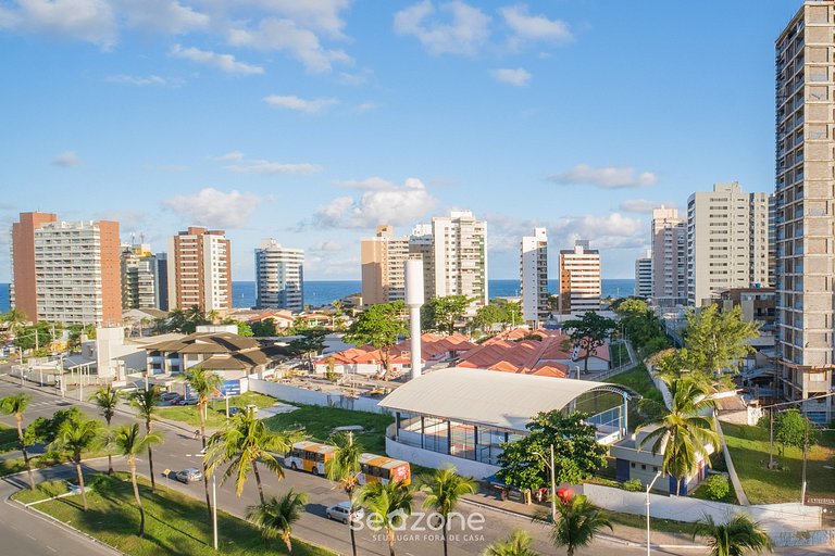 Apto cerca del mar en edificio c/ piscina SMT0505