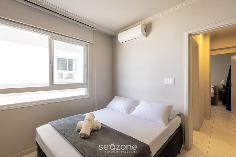 Apto c/ varanda e vista frente Mar em BC - IPC0902