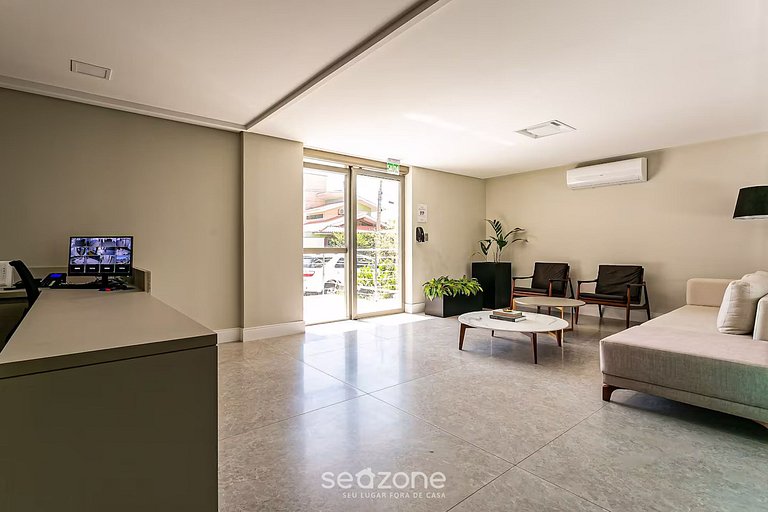 Studio em Jurerê novo próximo da praia ELU109 Seazone