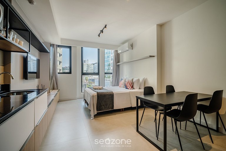 Studio completo em frente ao HU Floripa - VTD0310