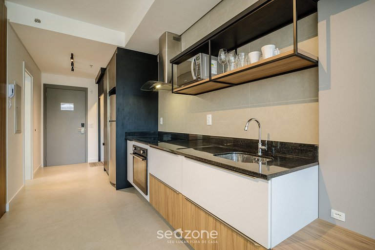 Studio completo em frente ao HU Floripa - VTD0310