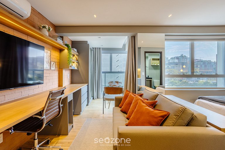 Estudio con balcón en Pinheiros-SP FDK0074