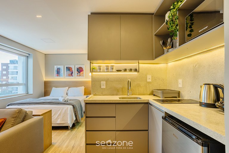 Estudio con balcón en Pinheiros-SP FDK0074