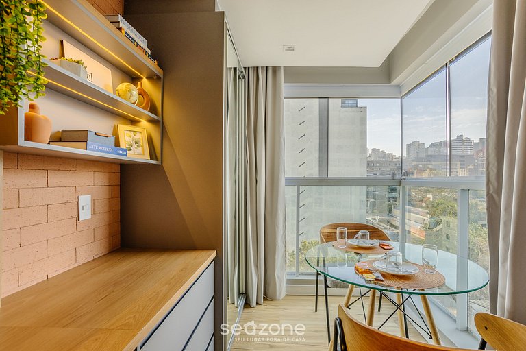 Estudio con balcón en Pinheiros-SP FDK0074