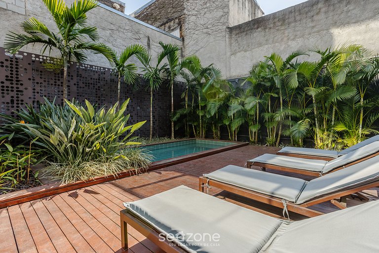 Estúdio com varanda em Pinheiros-SP FDK0074