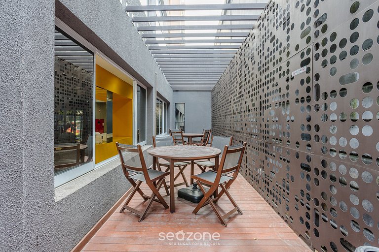 Estudio con balcón en Pinheiros-SP FDK0074