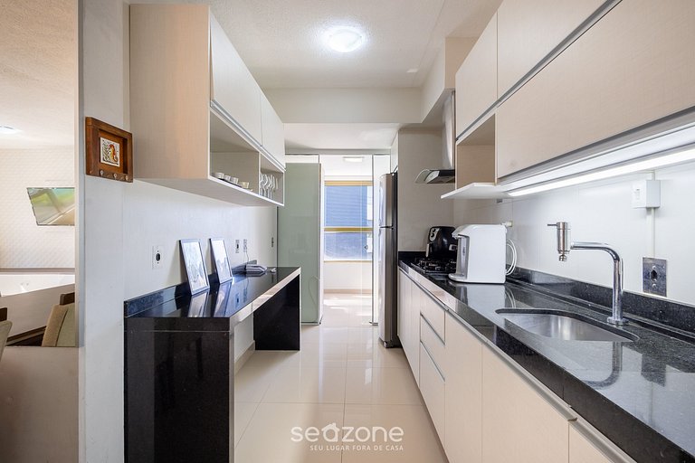 Hermoso apto en edificio con piscina MPB0034