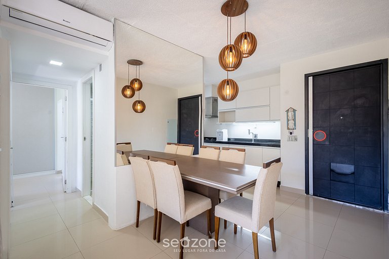 Hermoso apto en edificio con piscina MPB0034