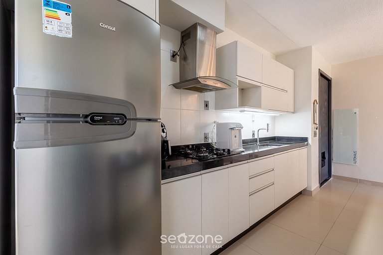 Hermoso apto en edificio con piscina MPB0034