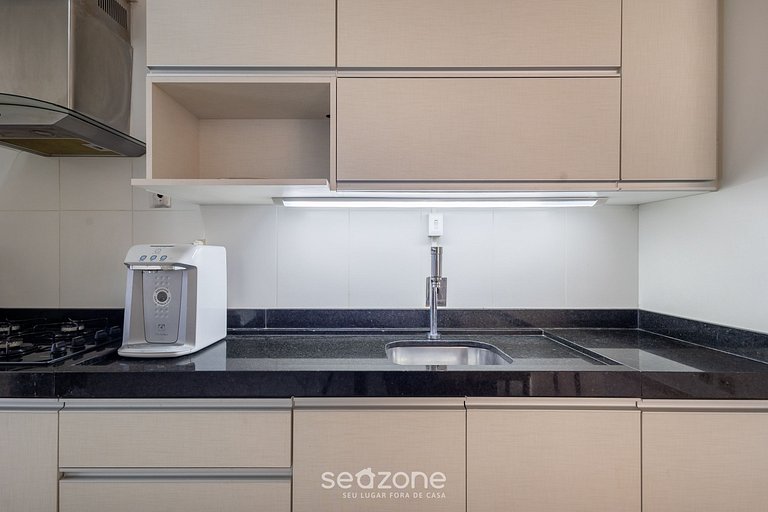 Hermoso apto en edificio con piscina MPB0034