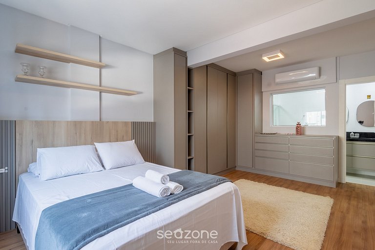 Apto c/ Churrasqueira a 550m da Praia RAA0301