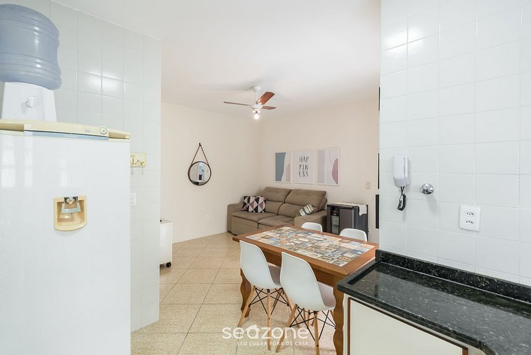 Apartamento c/ Churrasqueira 450m da Praia RCI0201