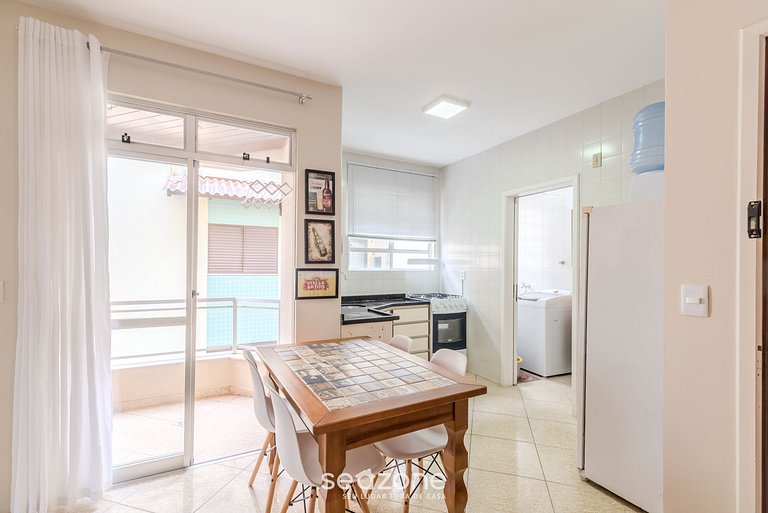 Apartamento c/ Churrasqueira 450m da Praia RCI0201