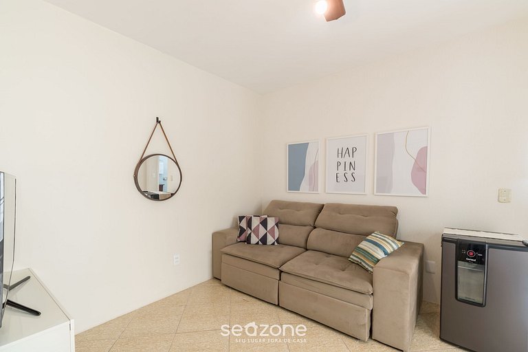 Apartamento c/ Churrasqueira 450m da Praia RCI0201