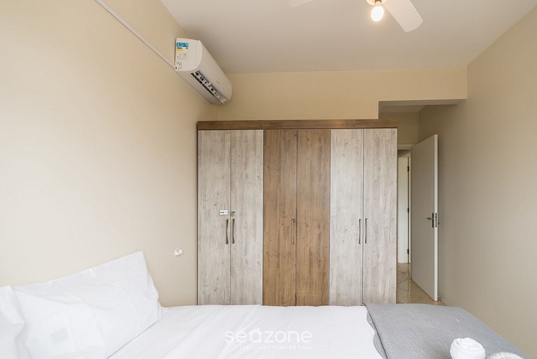 Apartamento c/ Churrasqueira 450m da Praia RCI0201