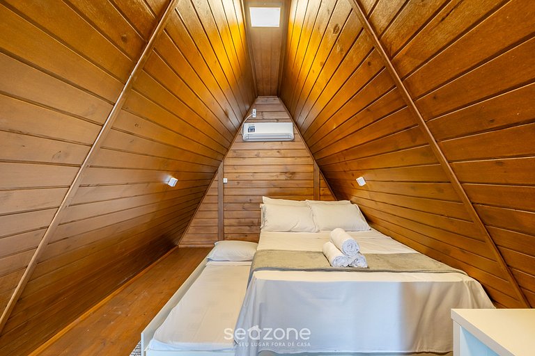 Cabaña c/ balcón a pocos minutos del mar VIL0001