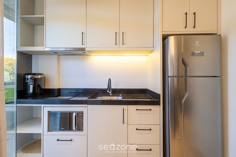 Apto c/ varanda a 500m do Mar - ELF0310