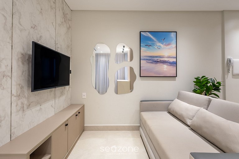 Apt c/ balcón a 500m del mar - ELF0310