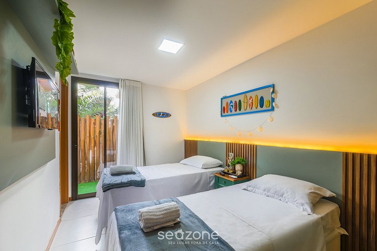 Apto de 2 Suites en Condominio con Piscina EKO0008