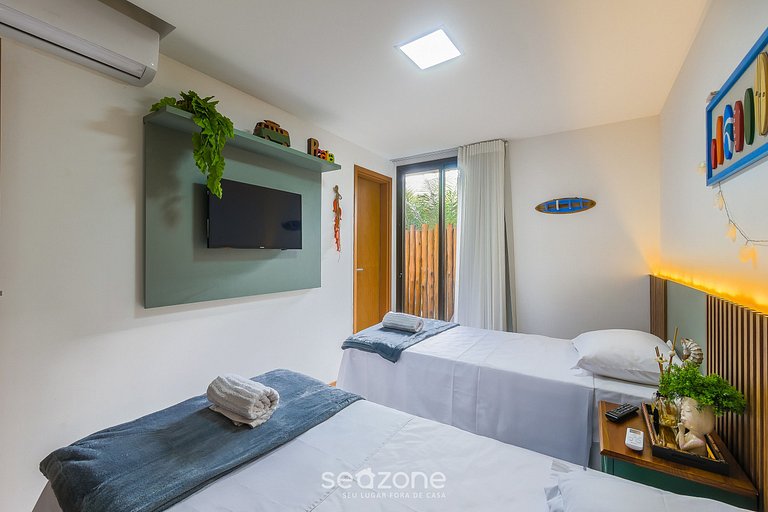 Apto de 2 Suites en Condominio con Piscina EKO0008