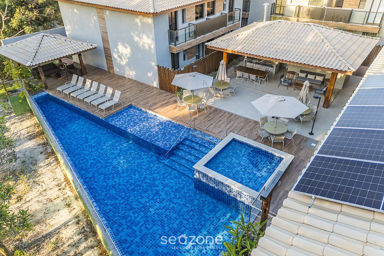 Apto de 2 Suites en Condominio con Piscina EKO0008