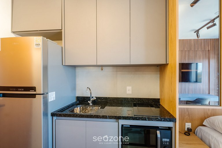 Estúdio Completo c/ Vista Mar! - ONE0405